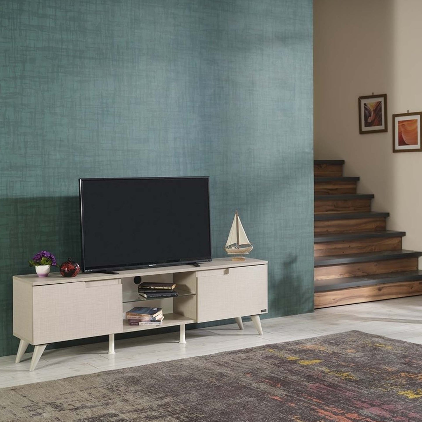 Homedora Denver Tv Sehpası Cotton Bej