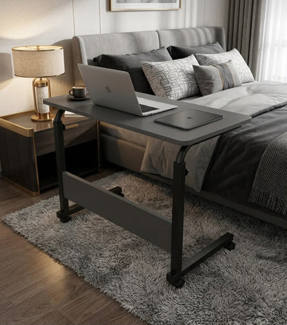 Royal Modern Yükseklik Ayarlı Çalışma Masası - (TEKERLİ) 80x40